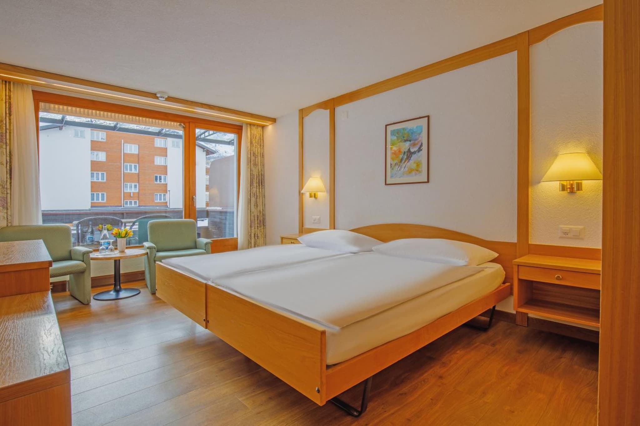 Comfort Double Room with Balcony and Mountain View