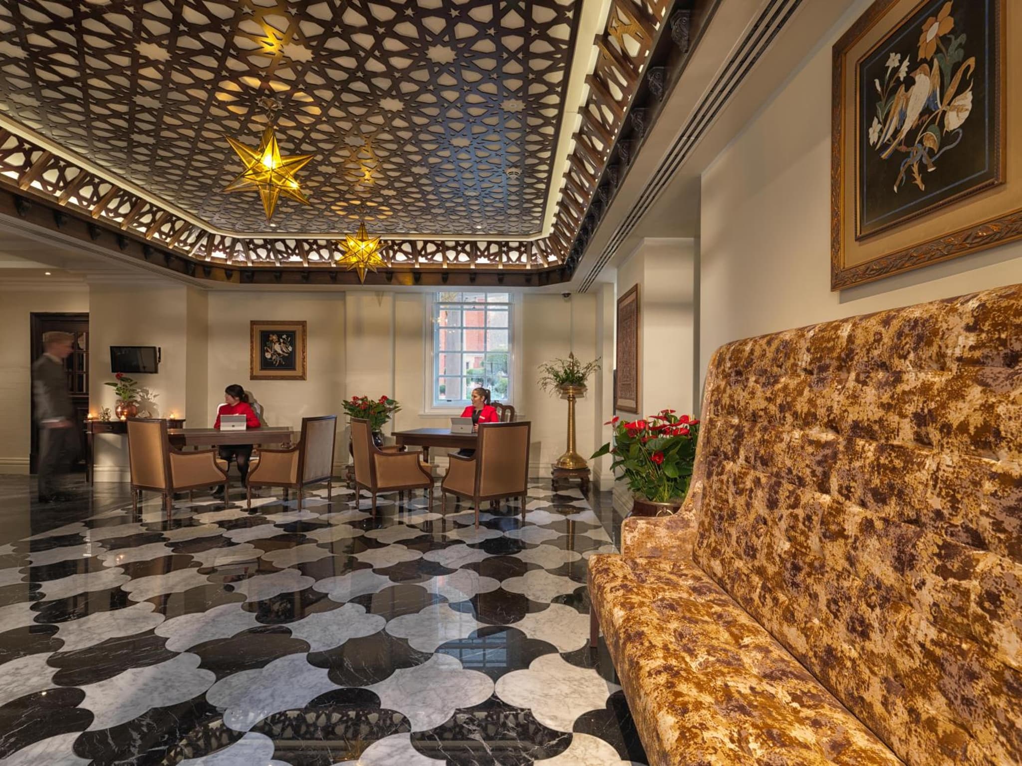 hotel reception
