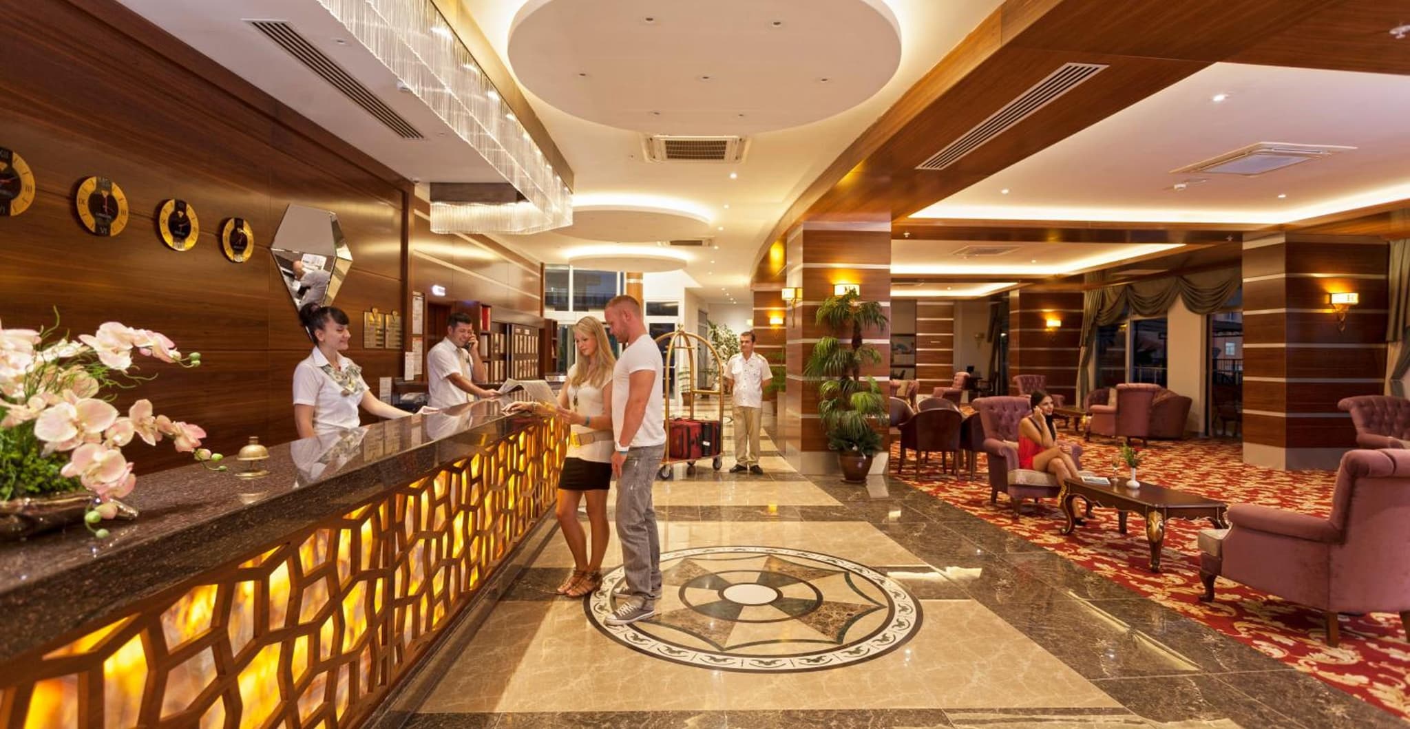hotel reception
