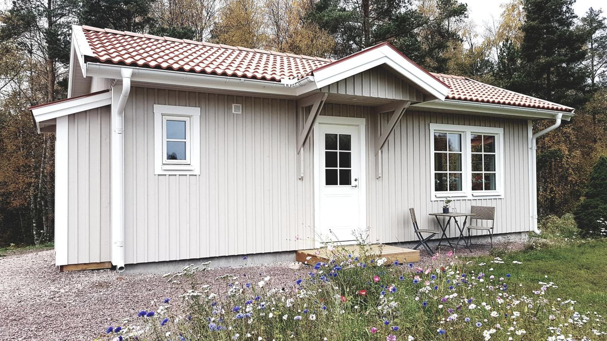 Nybyggd stuga intill skogsbrynet - New built cottage next to the cowberry forest