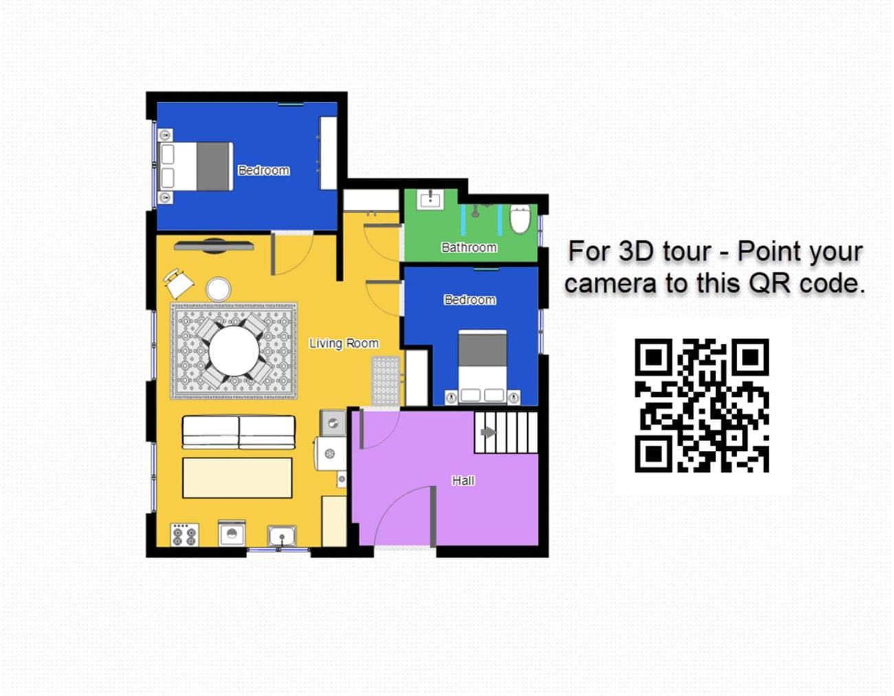 aday - 2 bedroom with modern kitchen and free parking photo 5