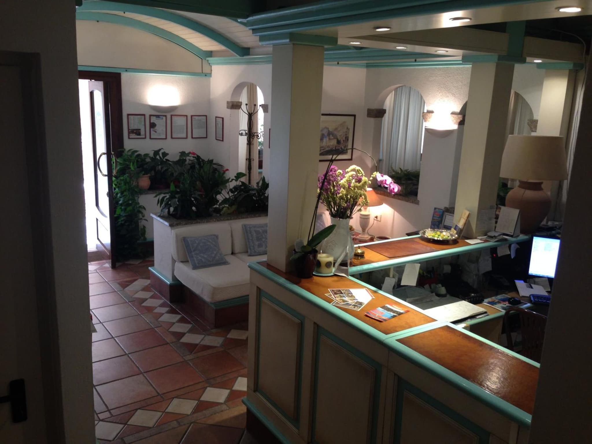 hotel reception