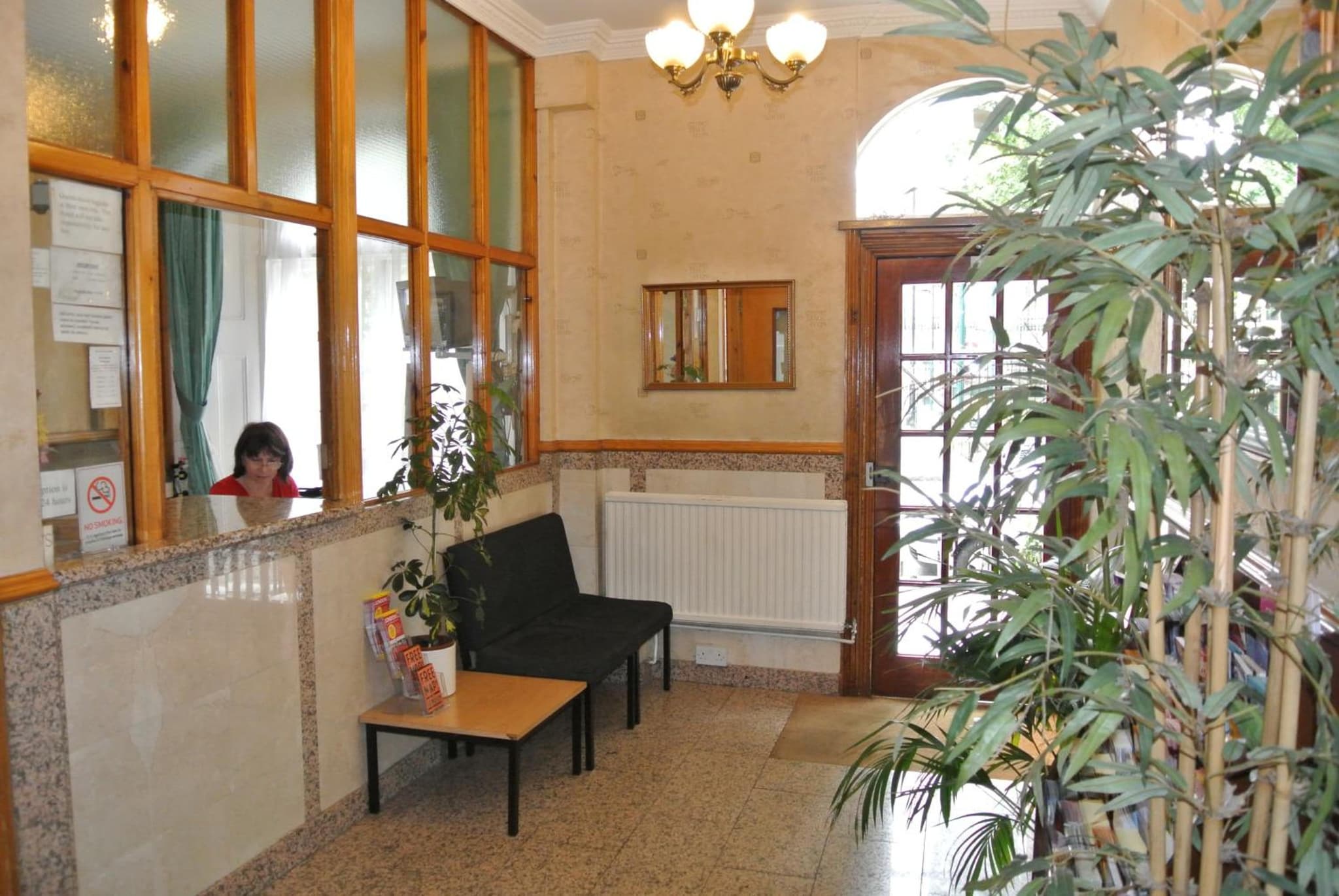 hotel reception
