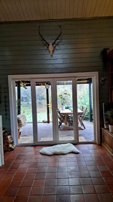 comfortable chalet in a unique location in forest photo 7