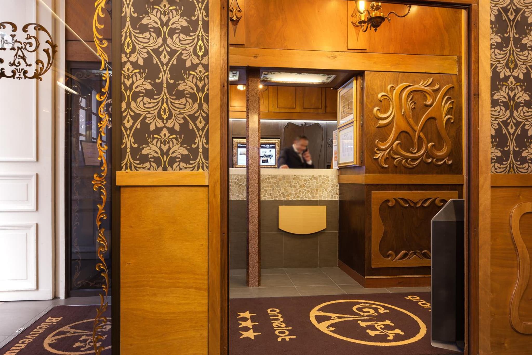 hotel reception