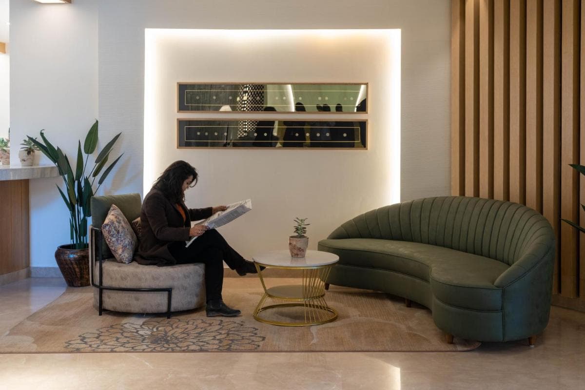 hotel reception
