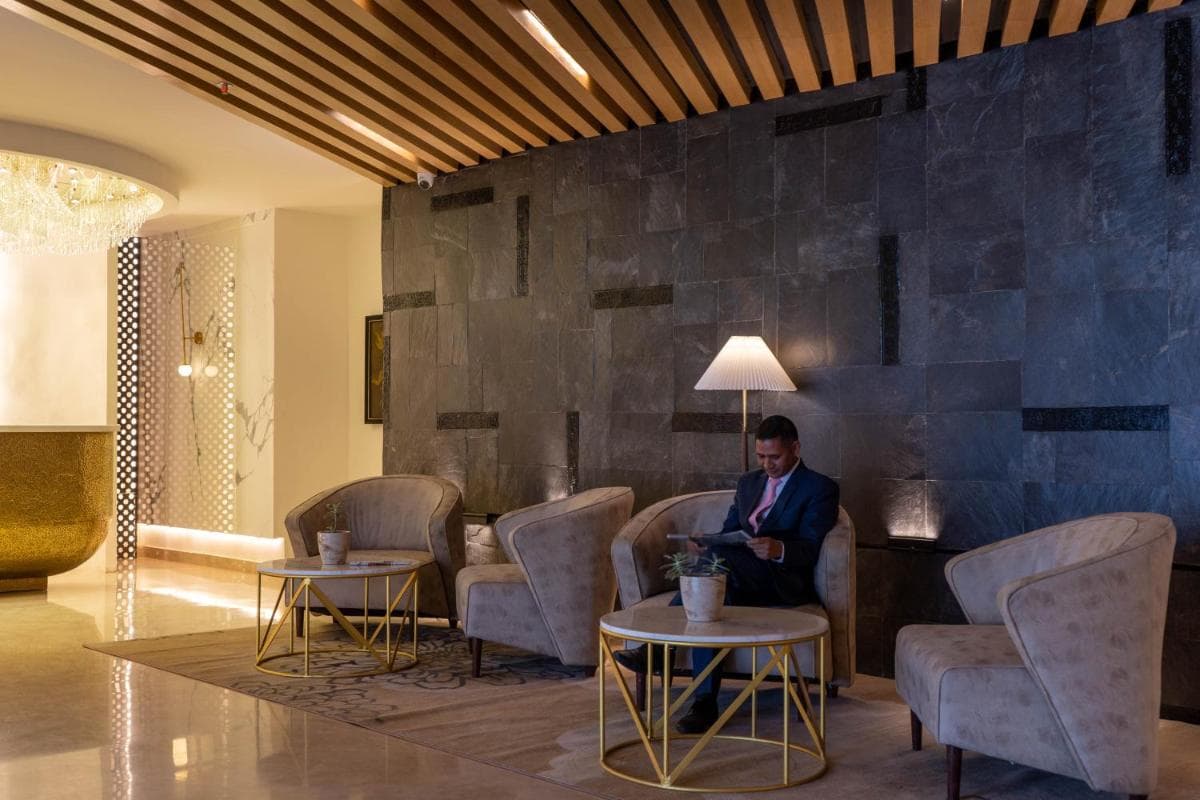 hotel reception