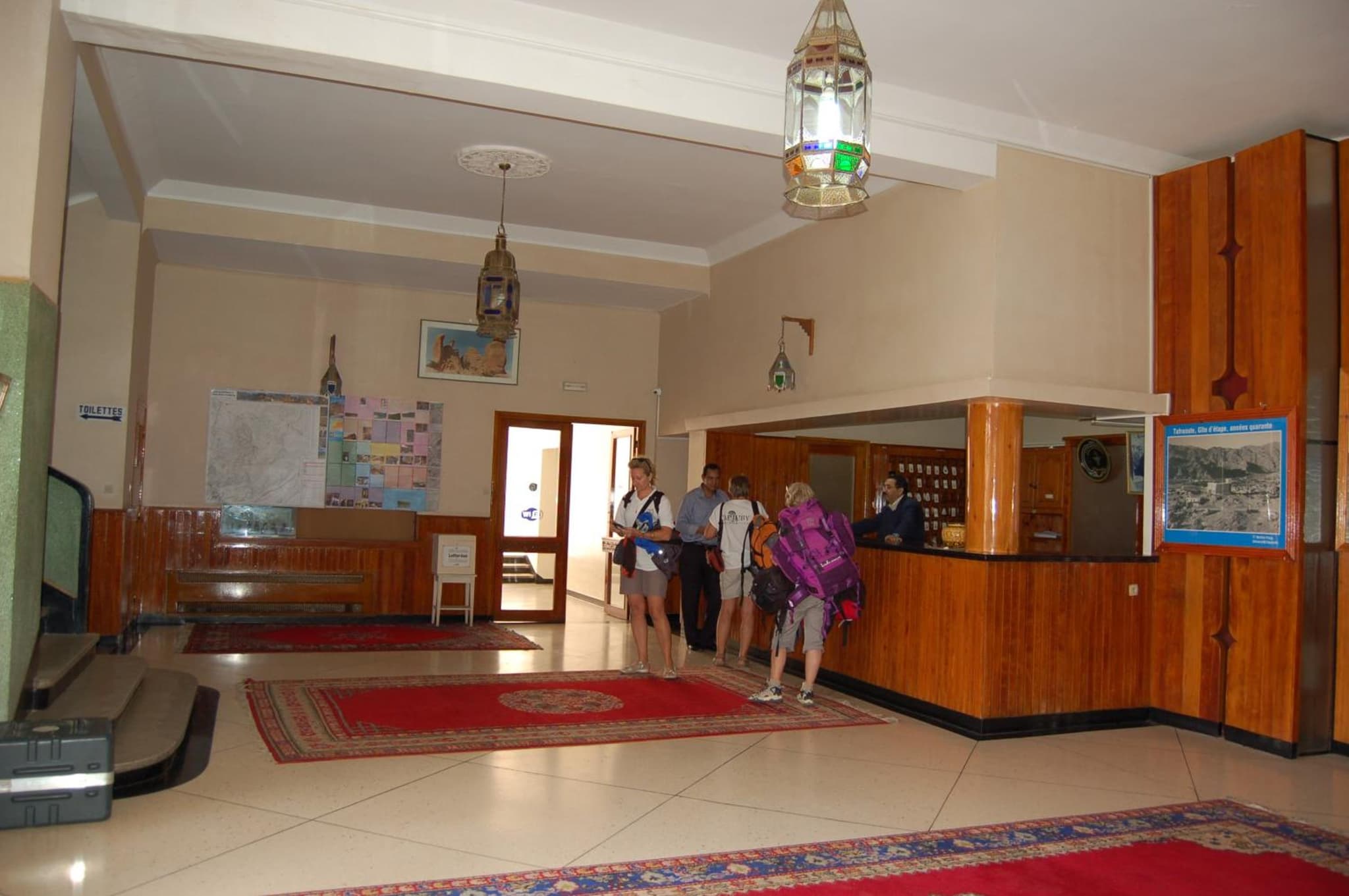 hotel reception