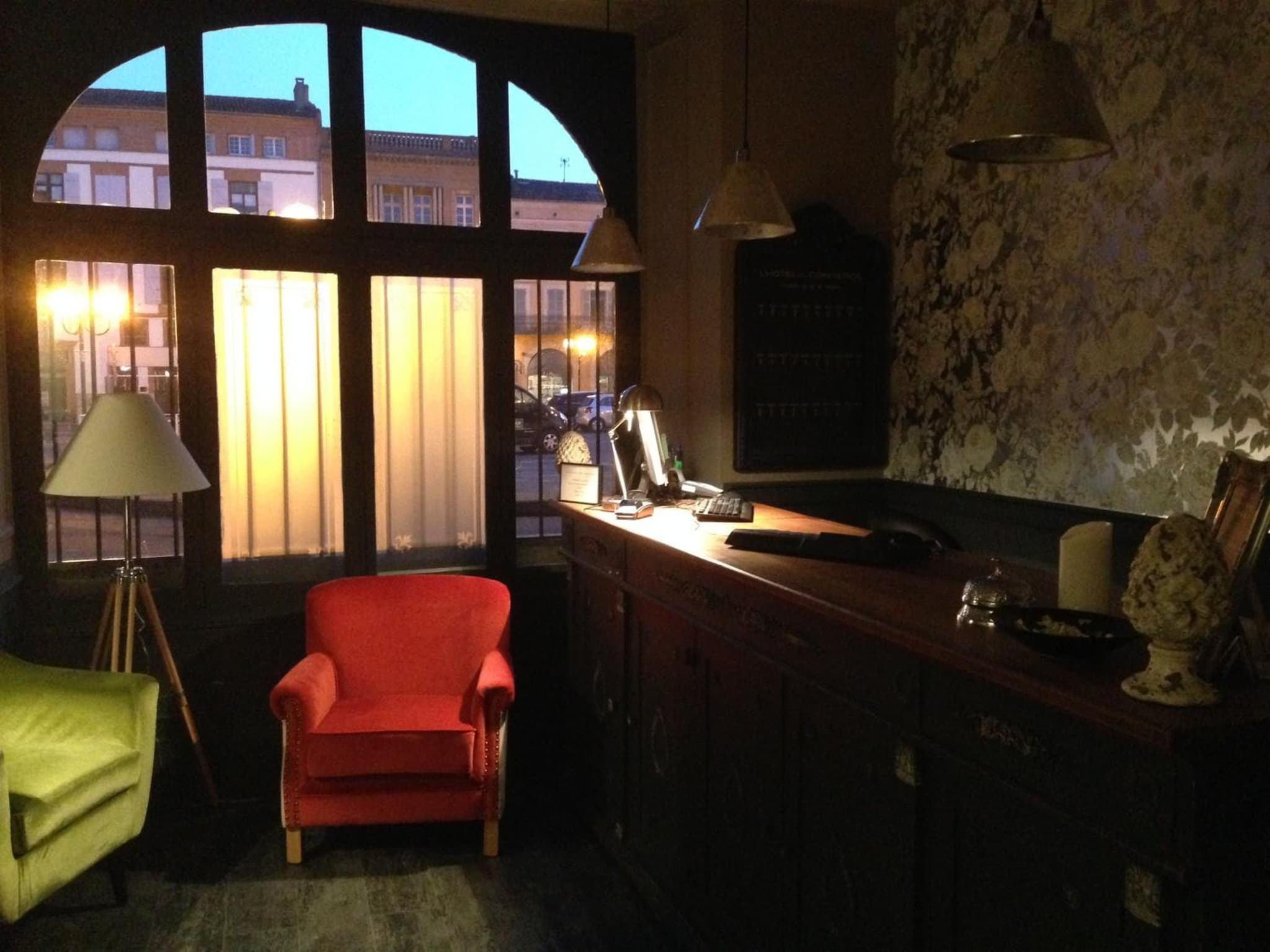 hotel reception
