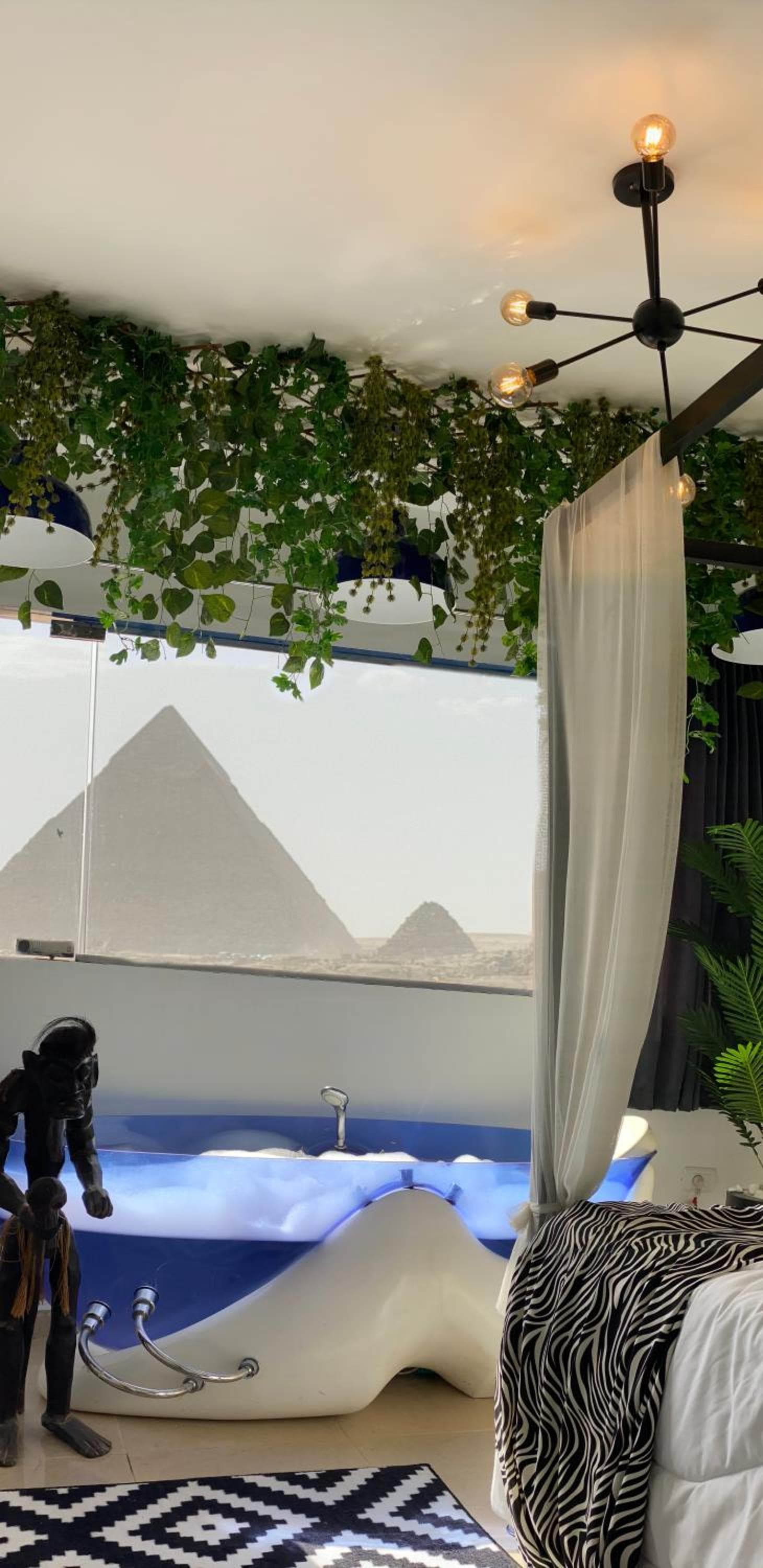 Jacuzzi pyramids view photo 2