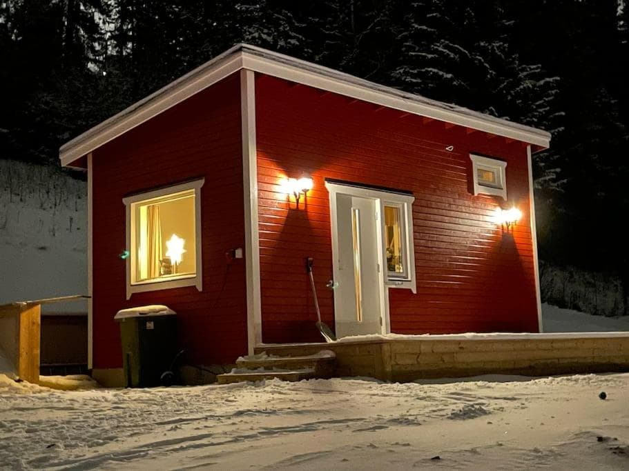Solbergs, attefallshus i Vik, Åre