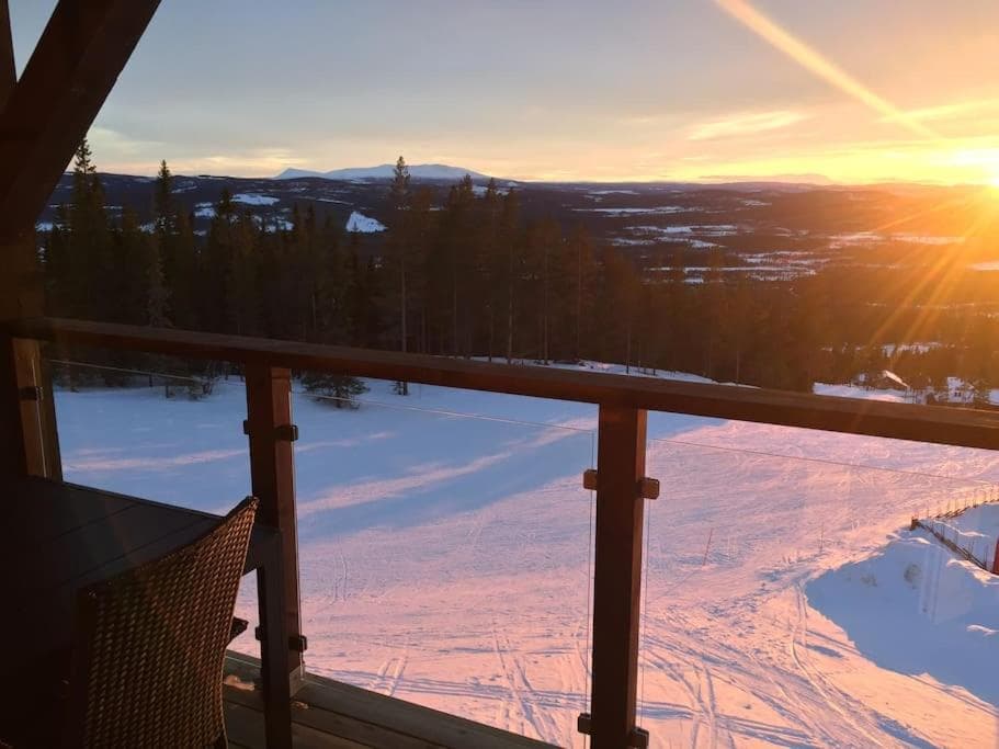 Björnrike Vemdalen. Mitt i backen