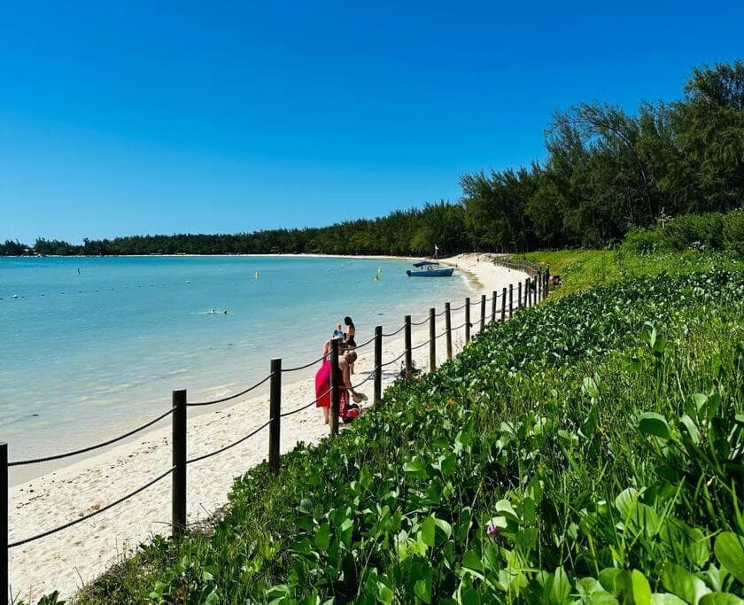 Villa sur la plage de Mont-Choisy
