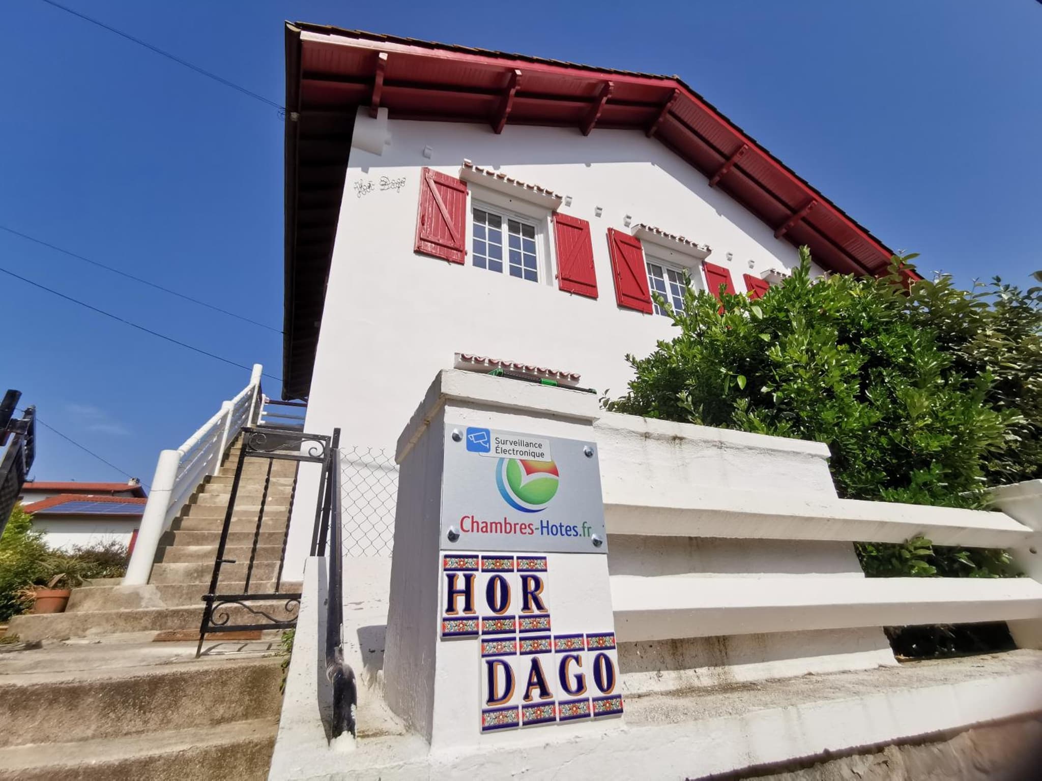 Chambres d'hôtes "HOR DAGO" près de la gare d'Hendaye avec le petit-déjeuner
