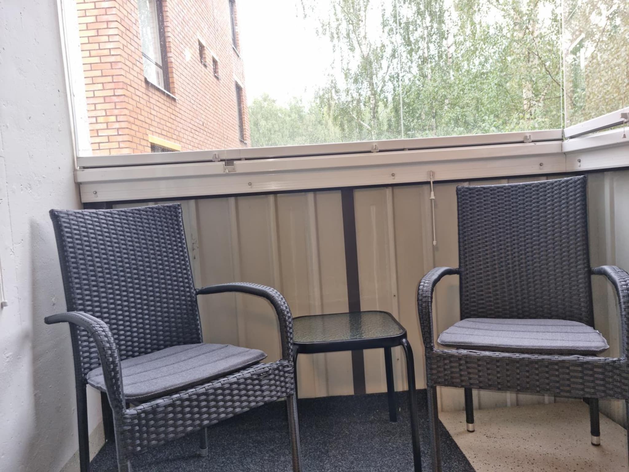 Viihtyisä saunallinen kaksio lentokentän lähellä