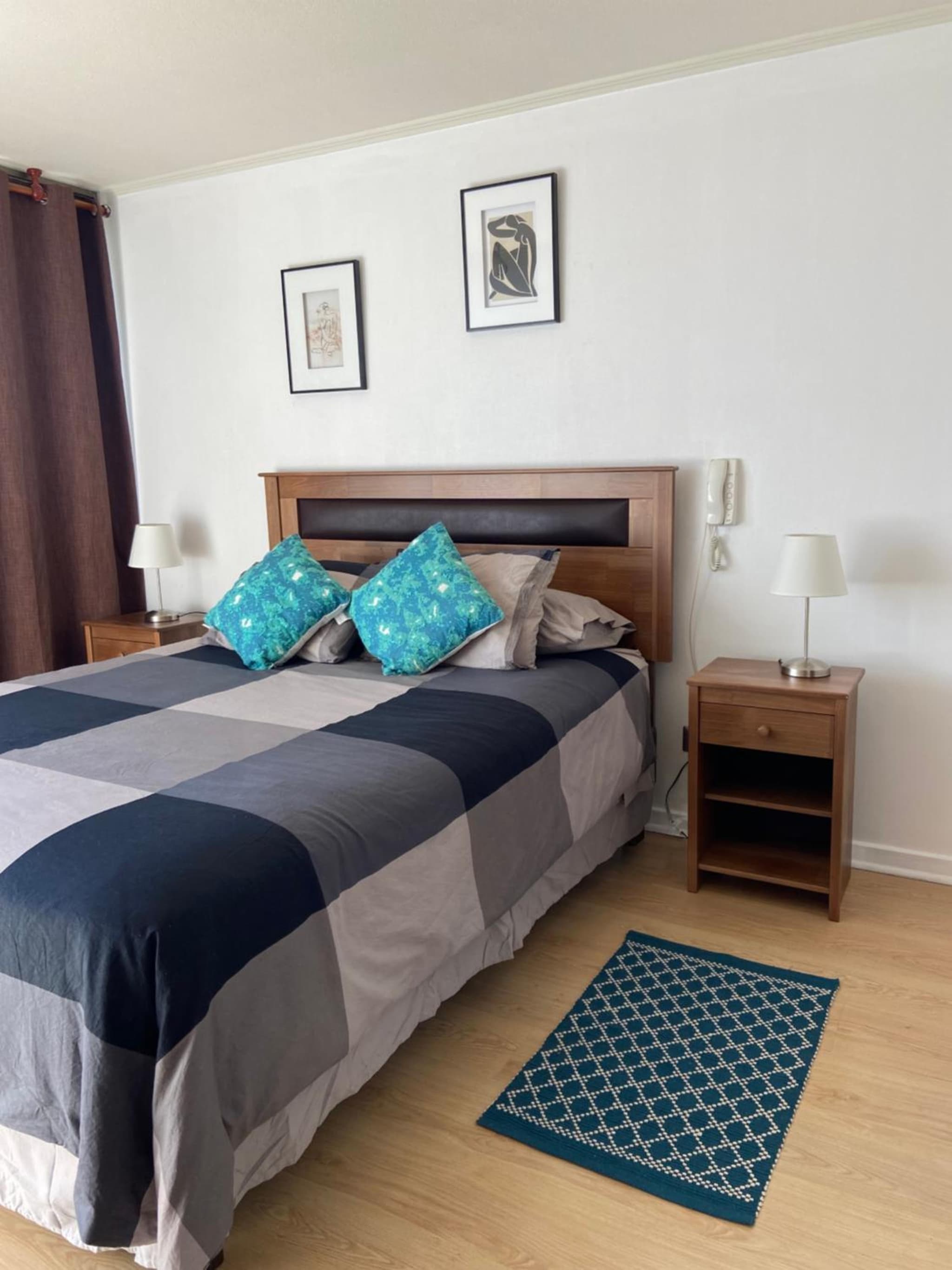 Agradable departamento, frente a la Quinta Vergara