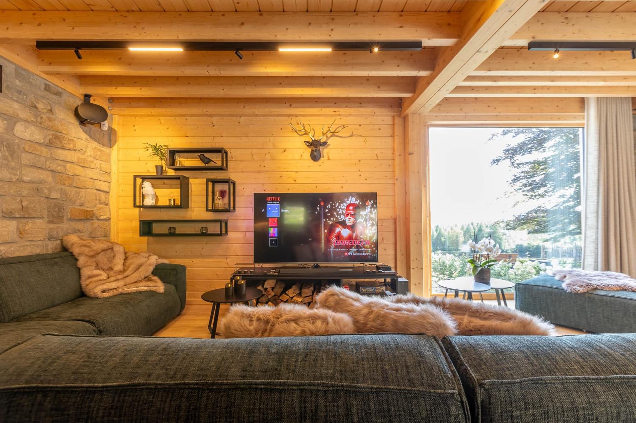 Villa Wood - Gîte de prestige en Ardennes - 10 personnes - Sauna, jacuzzi, piscine et billard photo 4