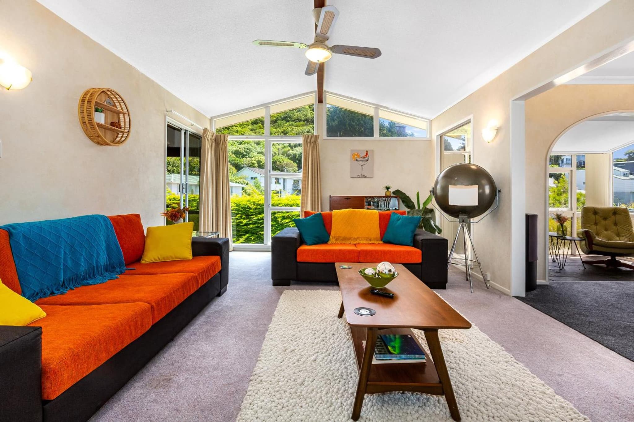 Retro 4 bedroom home, warm and welcoming, quiet location