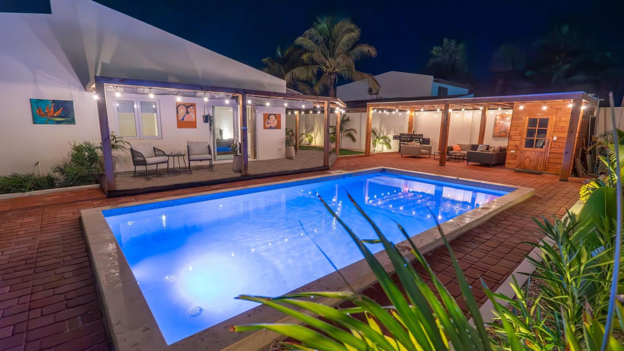 Sunny Eagle Beach Villa - 3 min. from beach photo 8