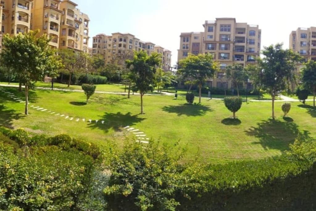 Luxury Inn 3BR Amazing Garden view in Madinaty B1