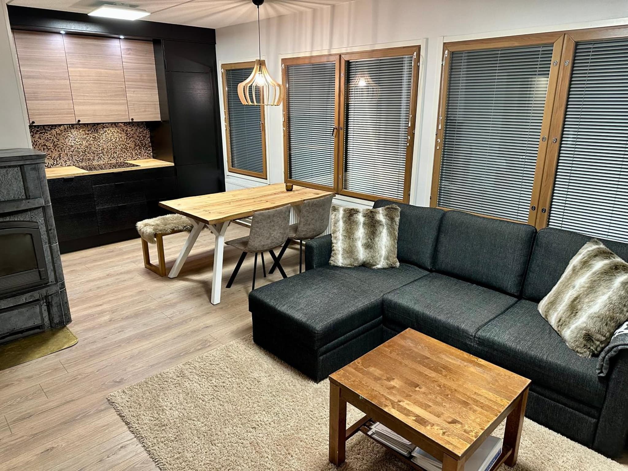 Ruka Center Chalet 3B1 - Ski-In Ski-Out - All services nearby - AC - Fireplace - Wifi - Own parking place photo 4