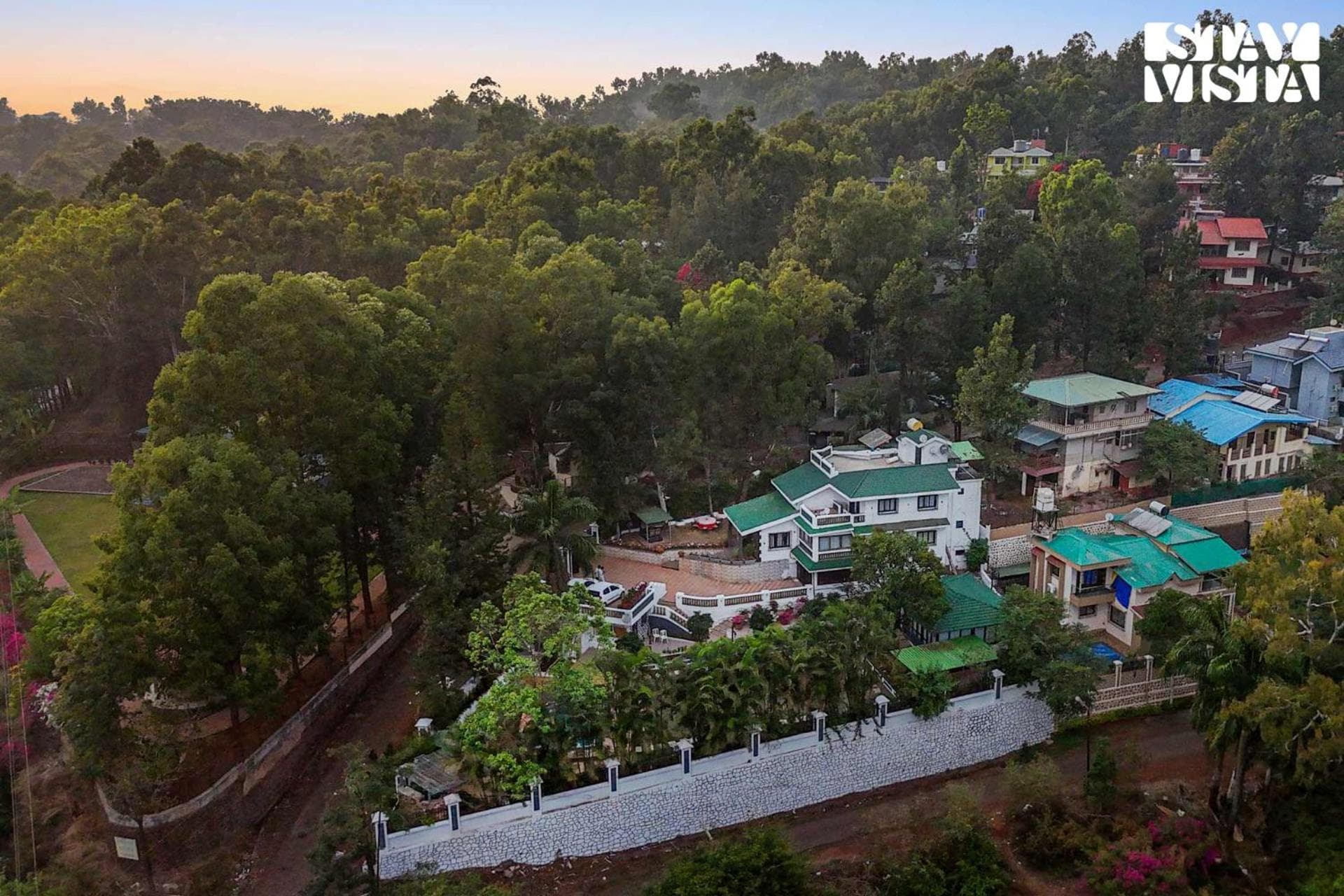 StayVista's Grace & Light - Hill-view villa with Outdoor pool, Terrace & Games room