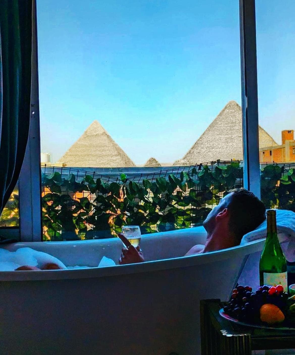 Jacuzzi pyramids view photo 3