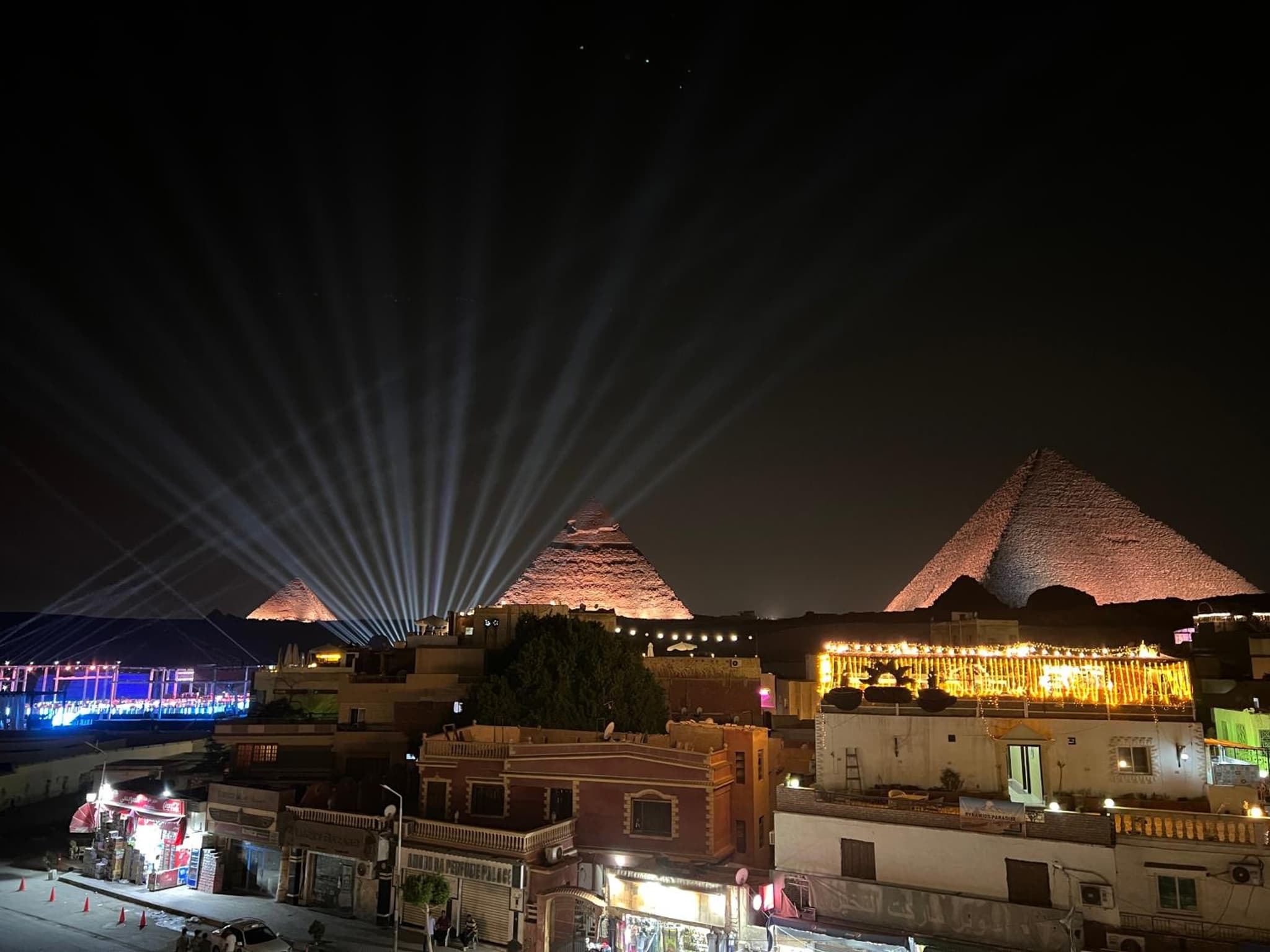 Pyramids top view photo 4