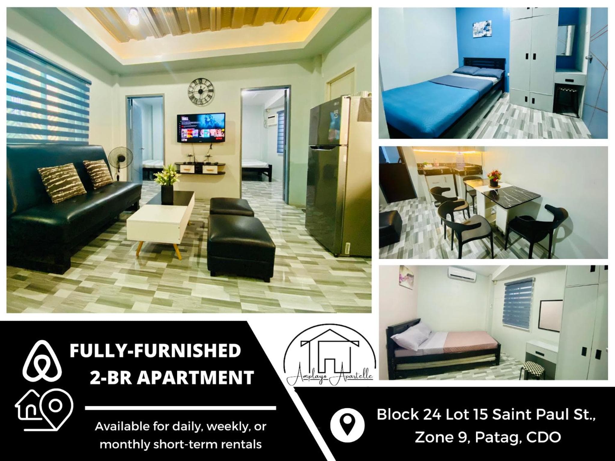 Amplayo Apartelle 2-BR Unit