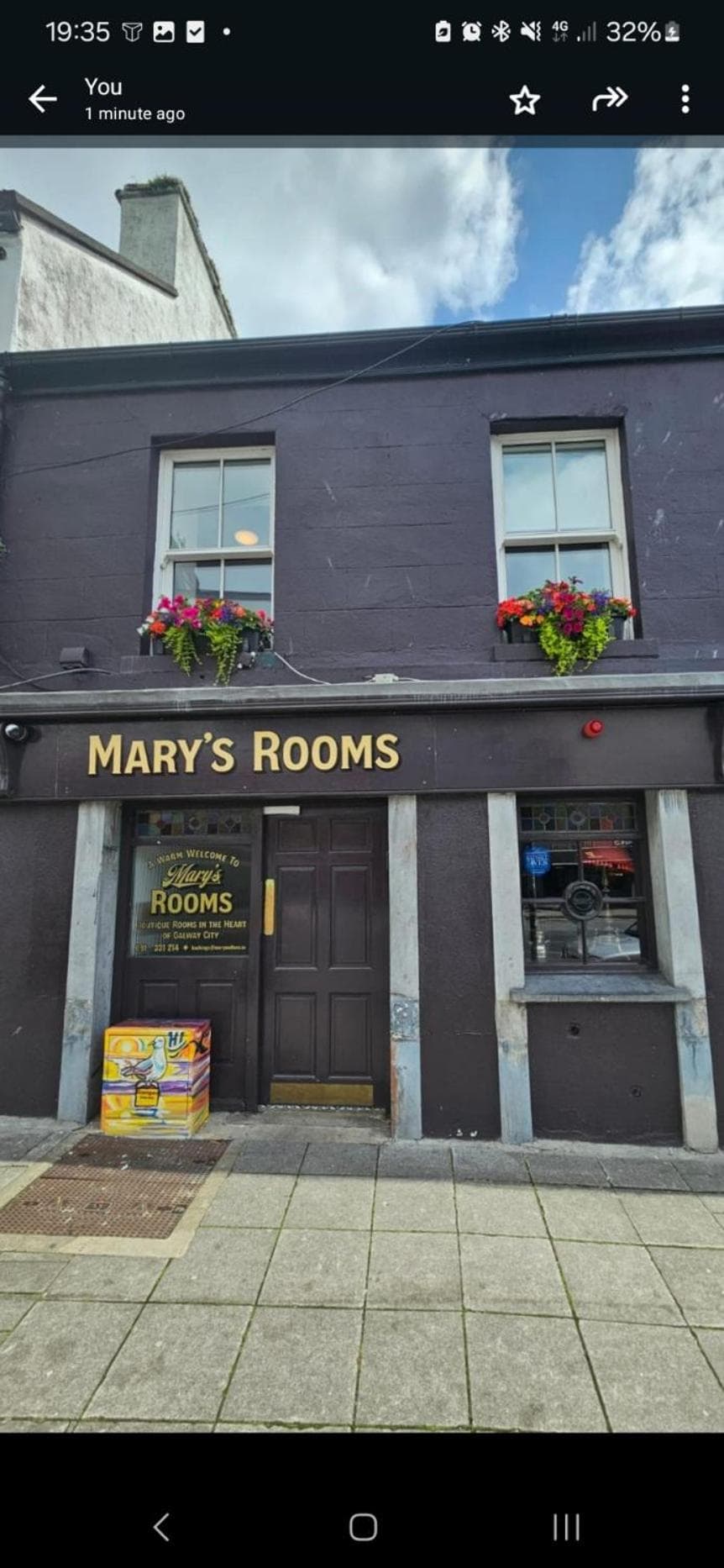 Mary Mullen's Rooms Eyre Square.