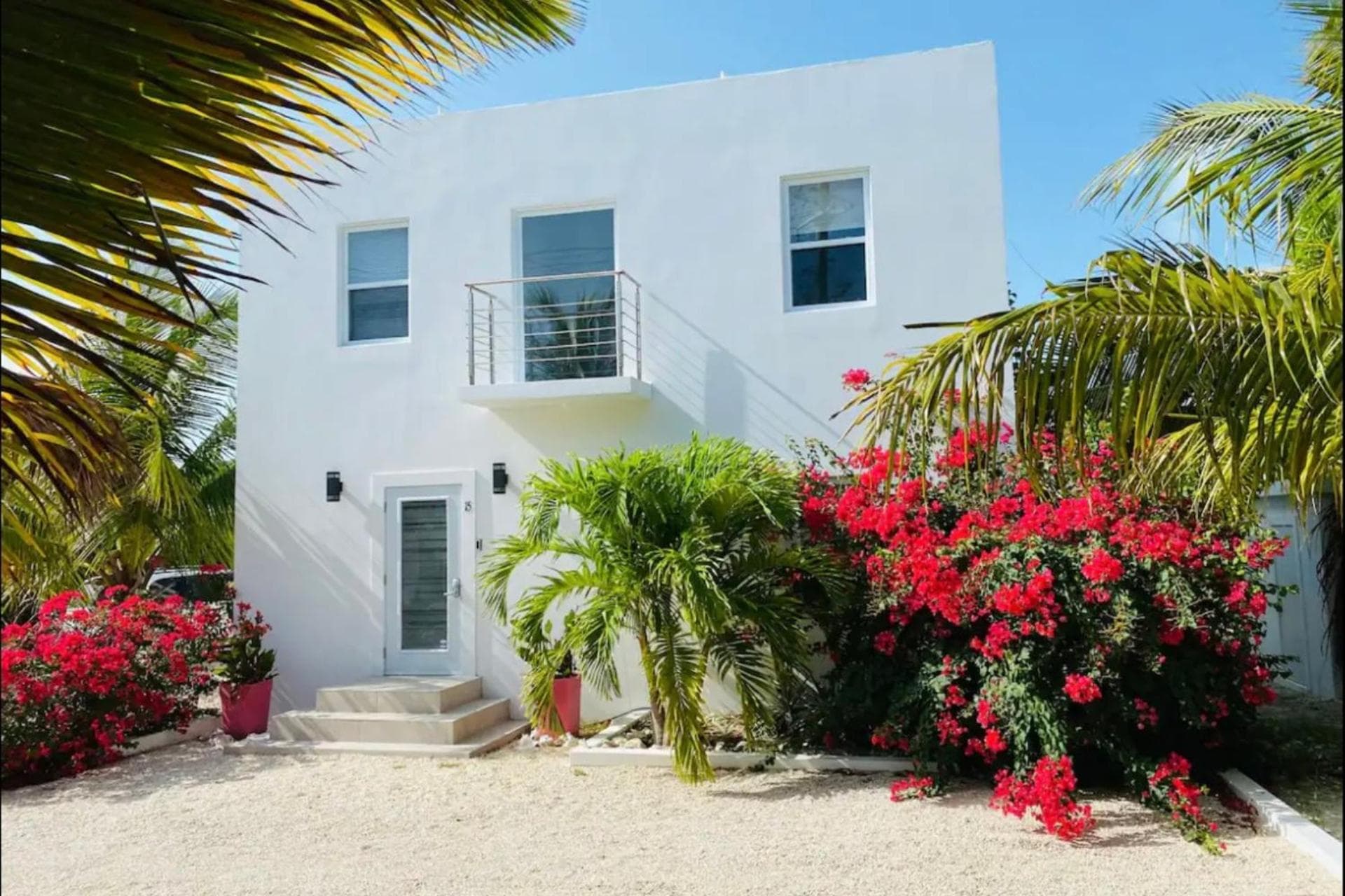 Modern villas at Grace Bay, Turks and Caicos Islands