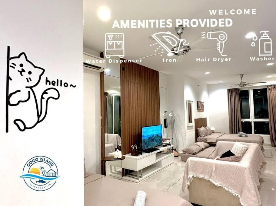 Mansion One Modern 5pax walking distance Gleneagles Hospital Gurney Plaza