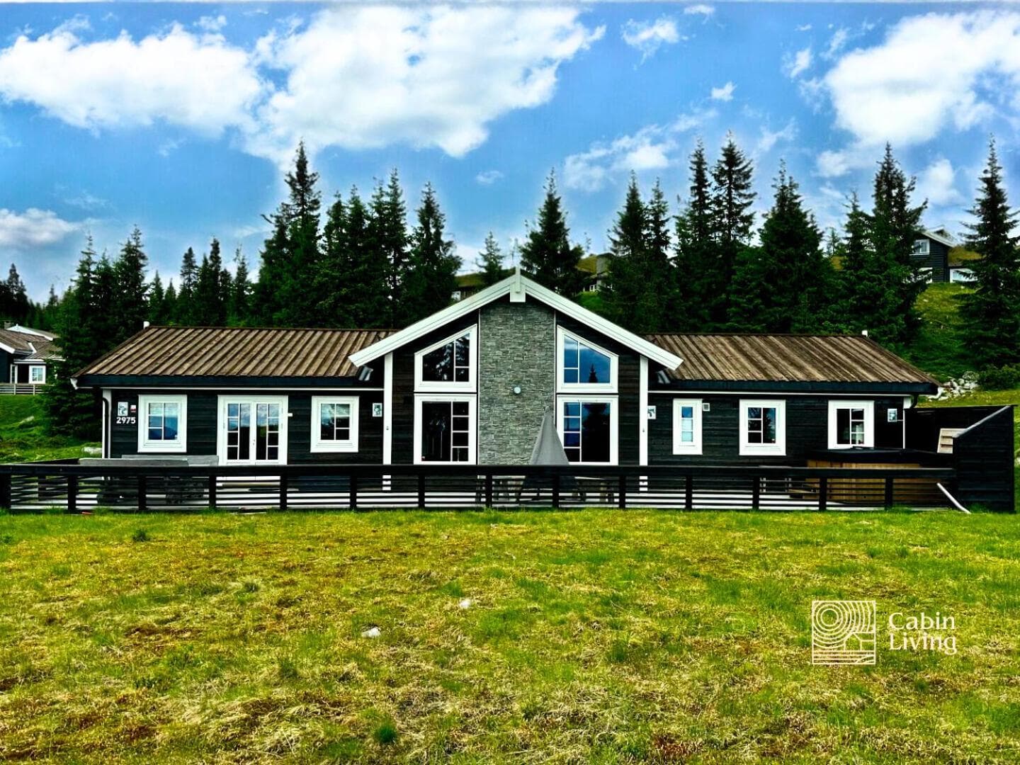 High-standard cabin with jacuzzi and sauna