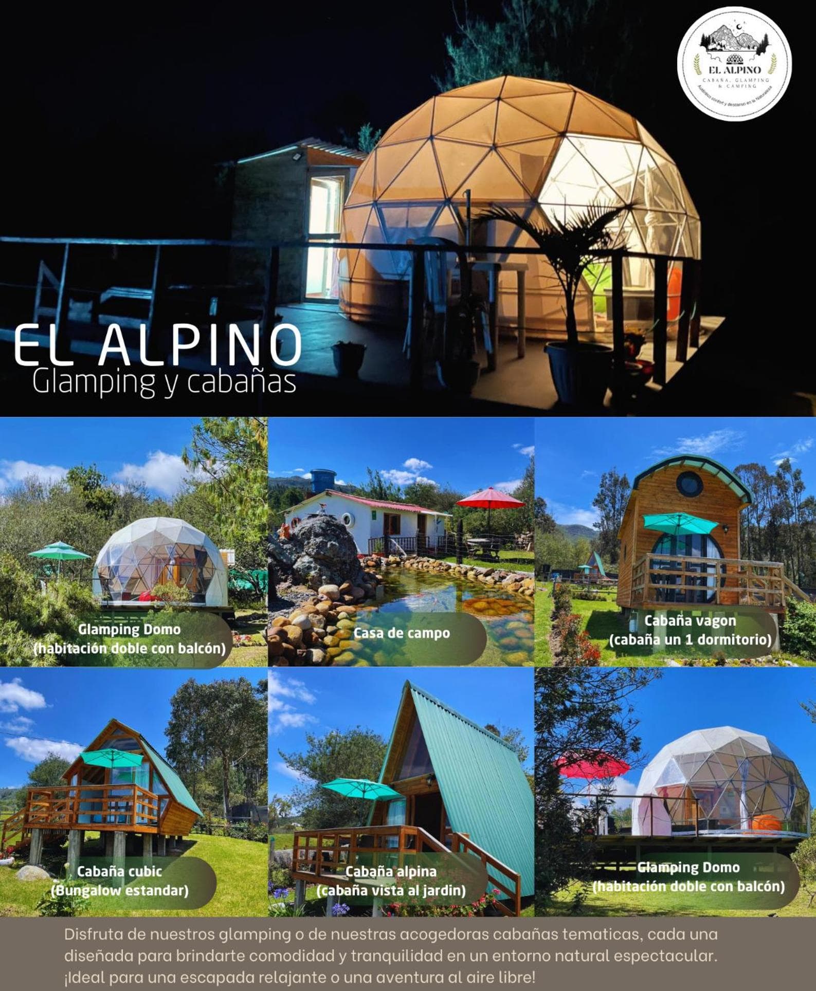 El Alpino Cabaña & Glamping