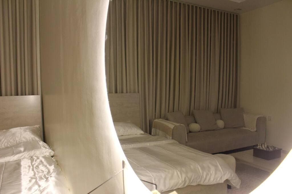 SKOUN - Self Entry Studio استديو هادئ غرفة نوم بجلسة جانبية - تسجيل دخول ذاتي photo 7