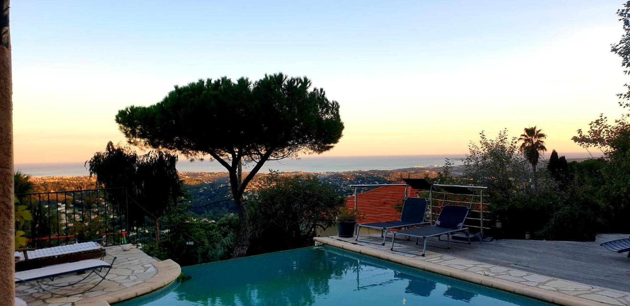 "Aux Balcons du Riou" avec vue mer 180 degrés