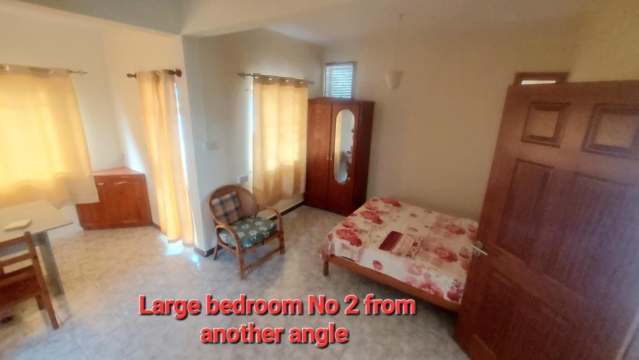 Spacious Groundfloor apartment 150m- public beach- AC both rooms photo 7