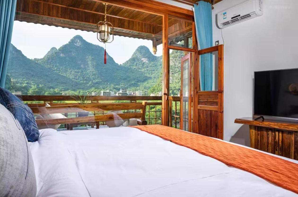 阳朔赴山海翠影楼酒店遇龙河景区店Yangshuo Scenic Mountain Retreat photo 8