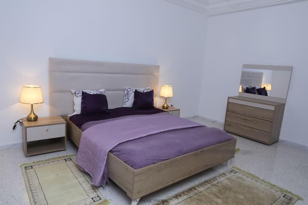 Appartement entier rénové à 5min de la Plage de Sousse