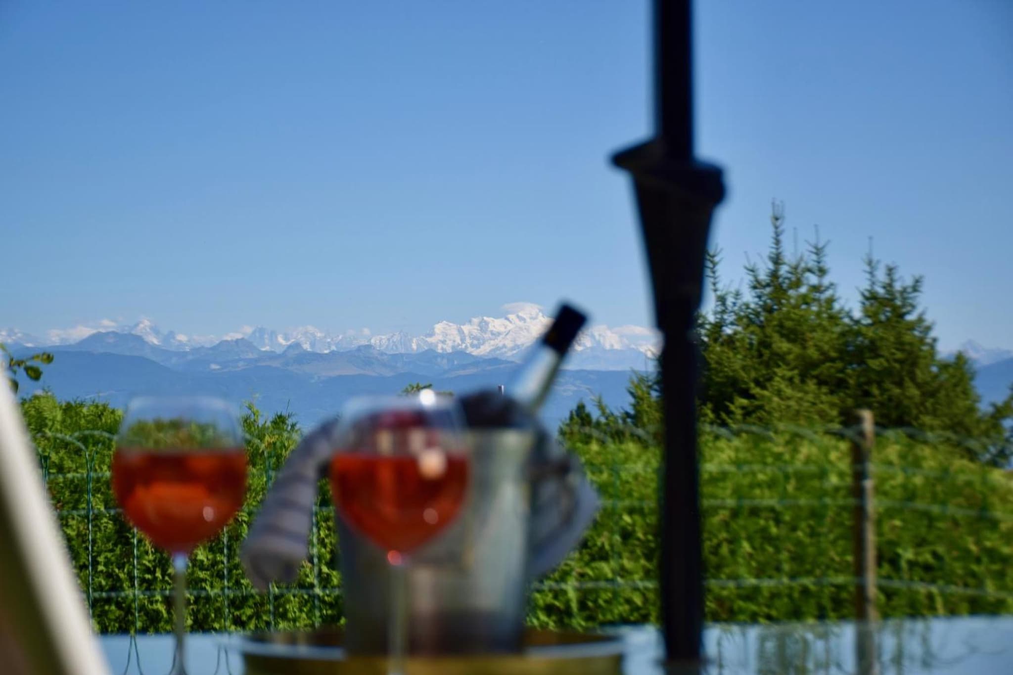 Studio Apartment in Swiss Chalet - Garden views of Mont Blanc