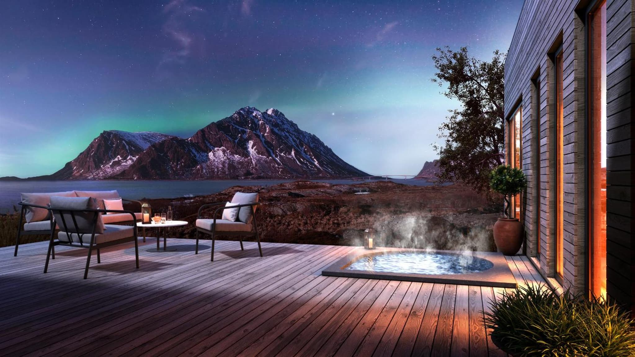 Seafront Luxury Villa near Henningsvær