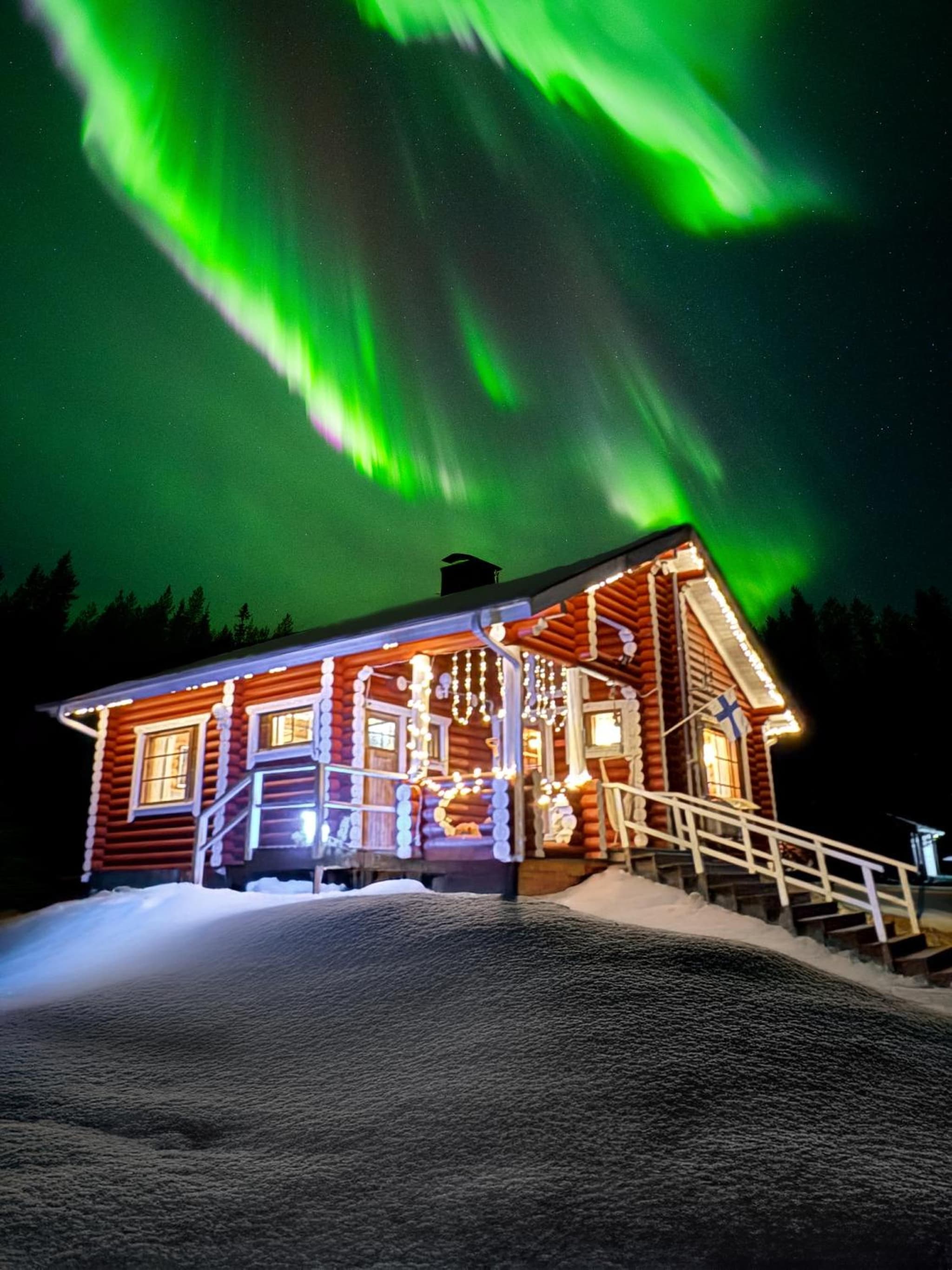 Villa Hiisi Lapland Aurora Riverside
