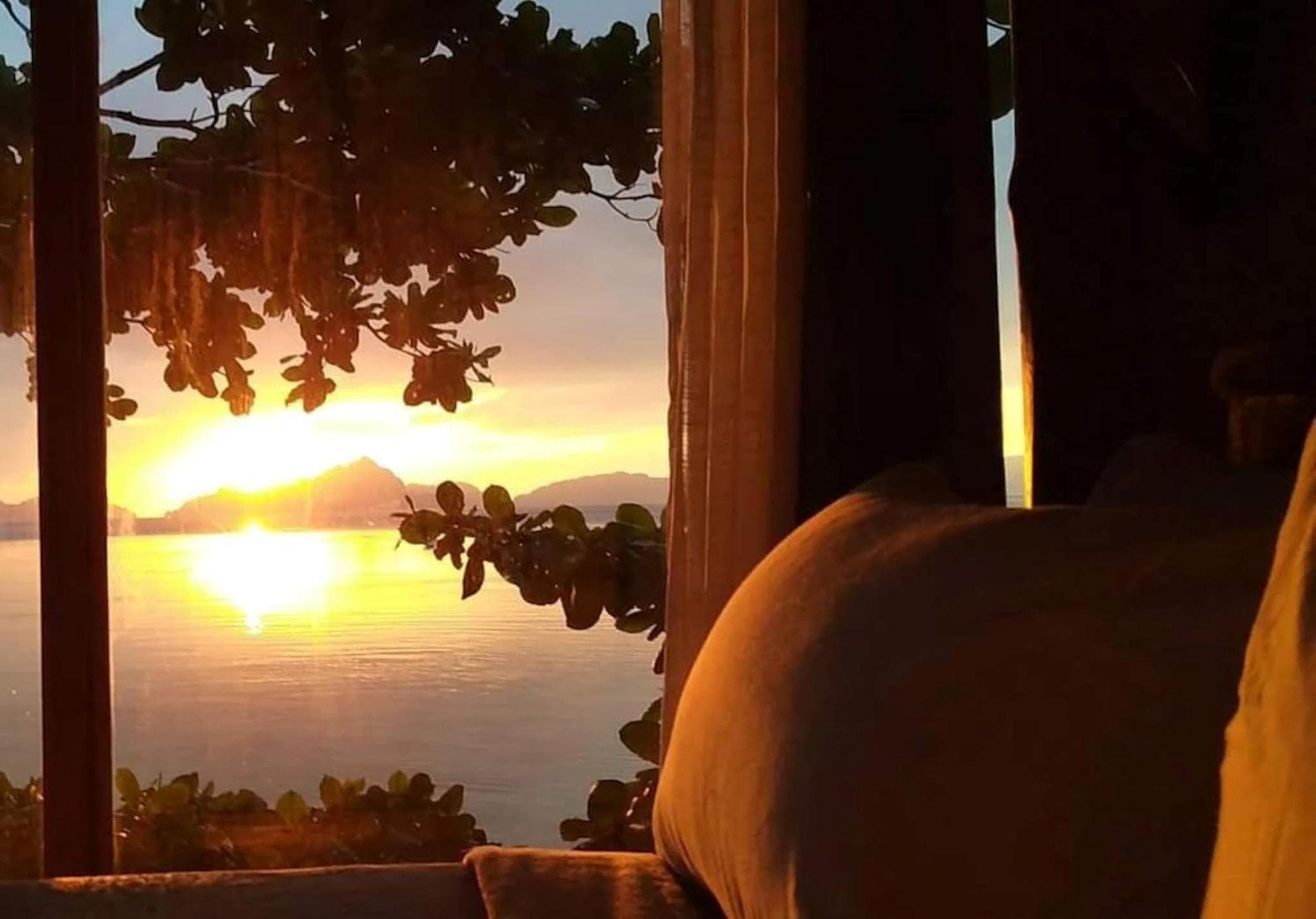 Hut Sunset View