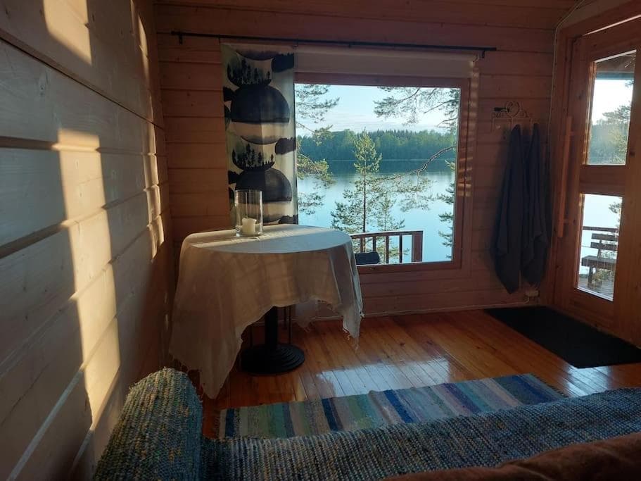 Private Lakefront Dome Cabin Sauna & Breakfast Lumous photo 8