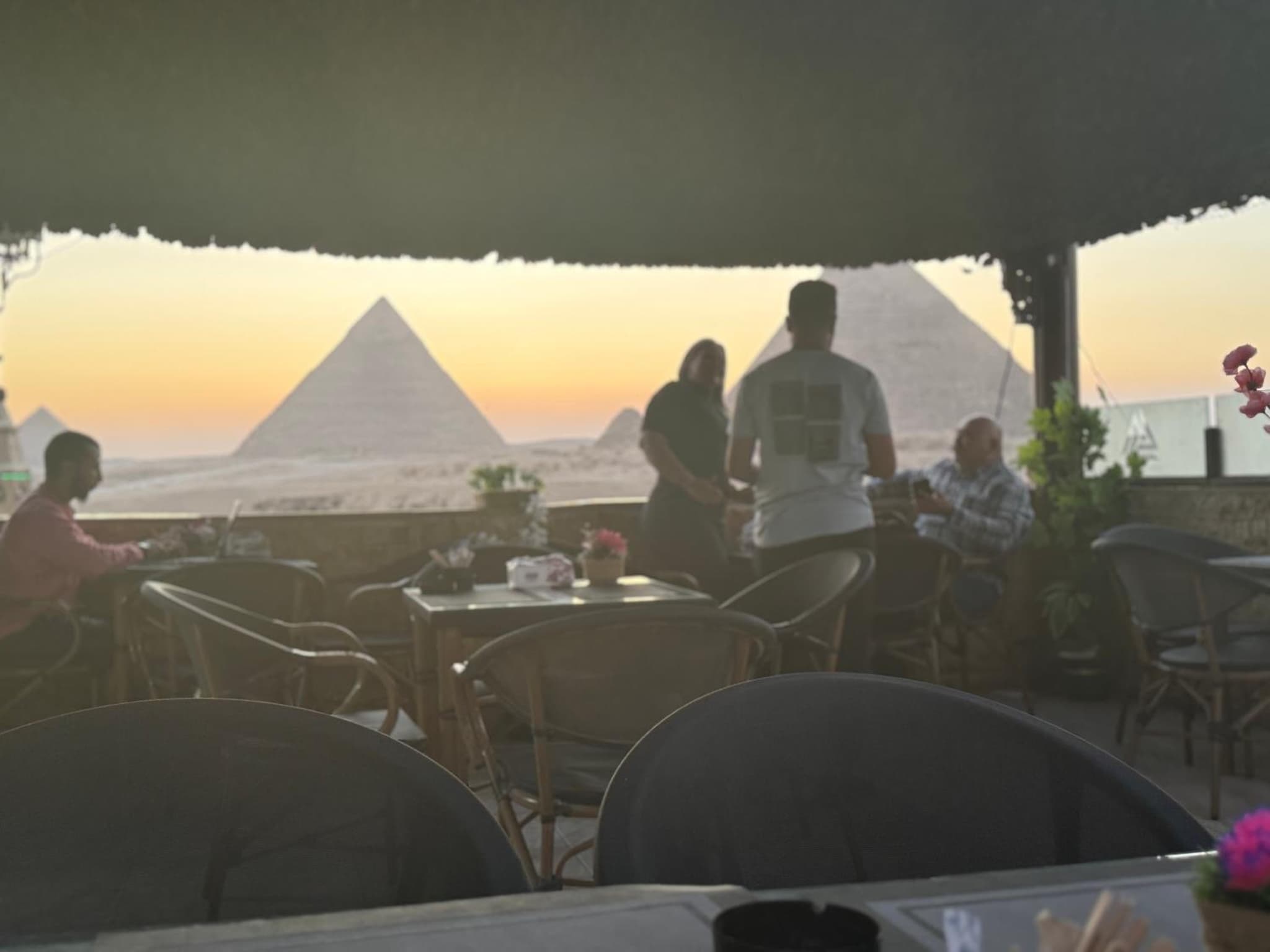 Pyramids hills view