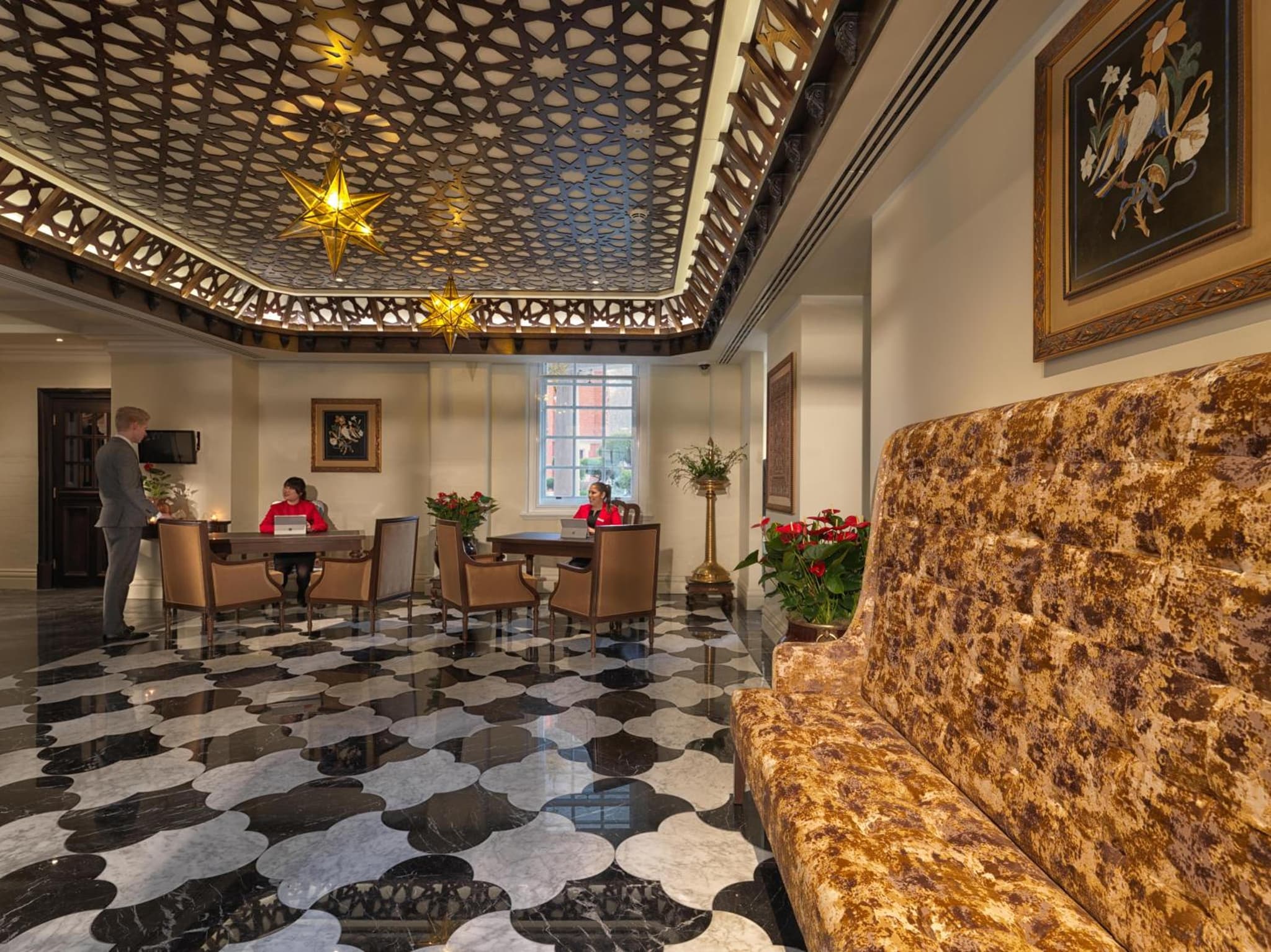 hotel reception