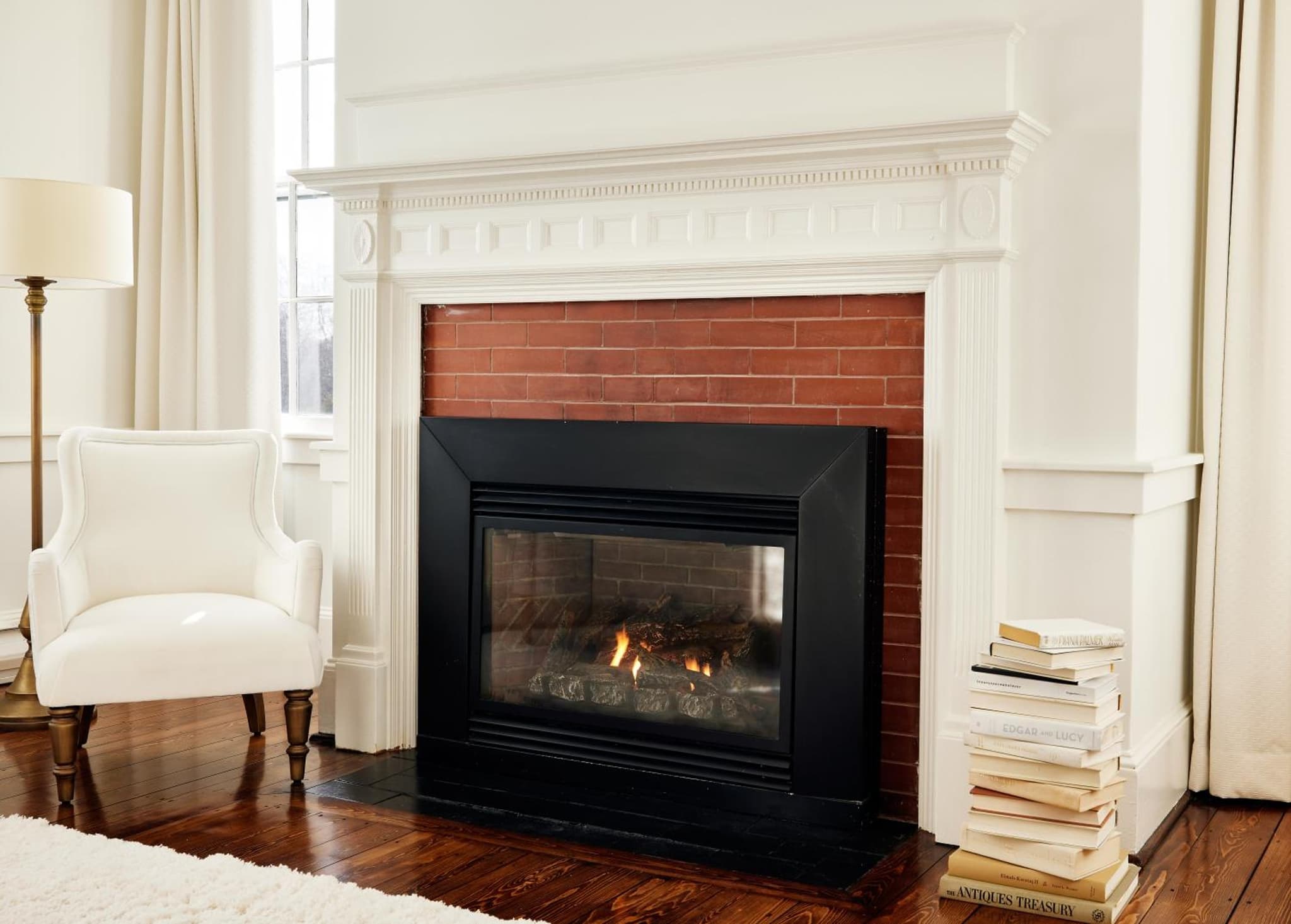 Deluxe King with Fireplace - Jefferds House