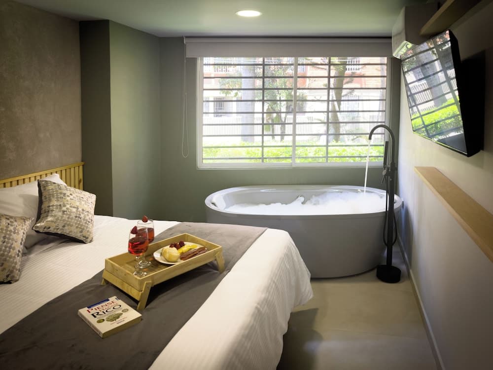 Comfort Studio, 1 Queen Bed, Bathtub, Garden View