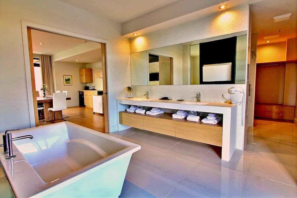 Presidential Suite, Fireplace, Vineyard View
